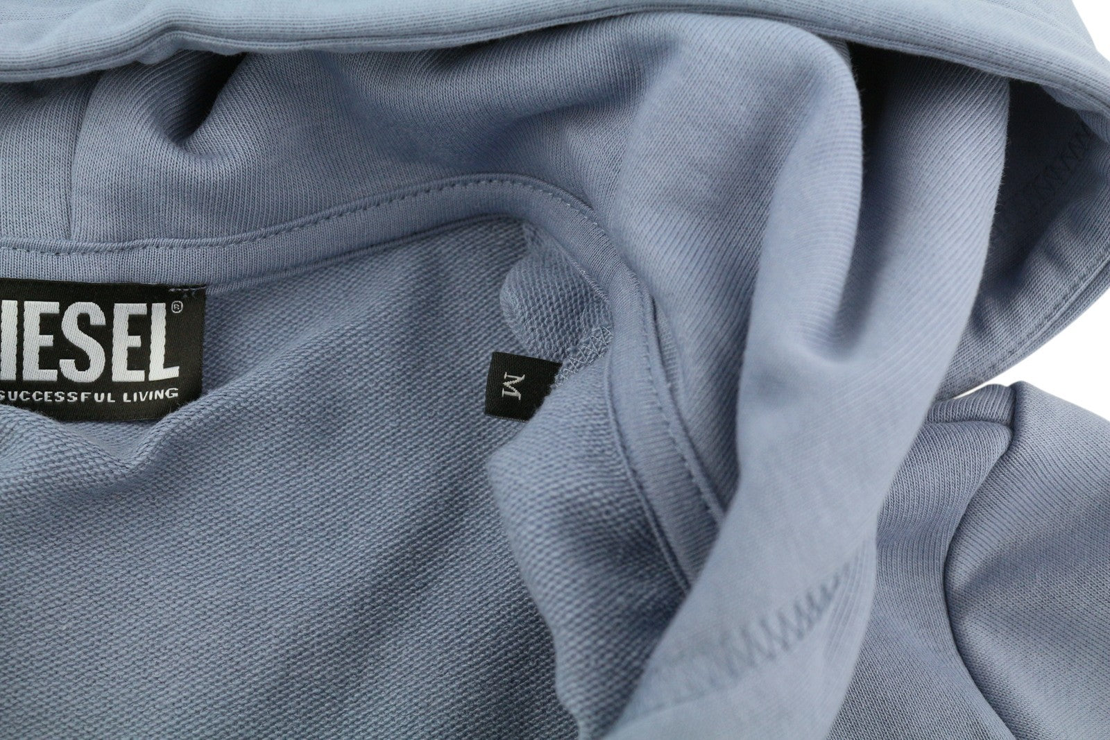 DIESEL S-Ginn-Hood-Zip-K6 vyriškas džemperis su gobtuvu, mėlynas, su užtrauktuku ir kišenėmis, rekomenduojama kaina – 150 € 