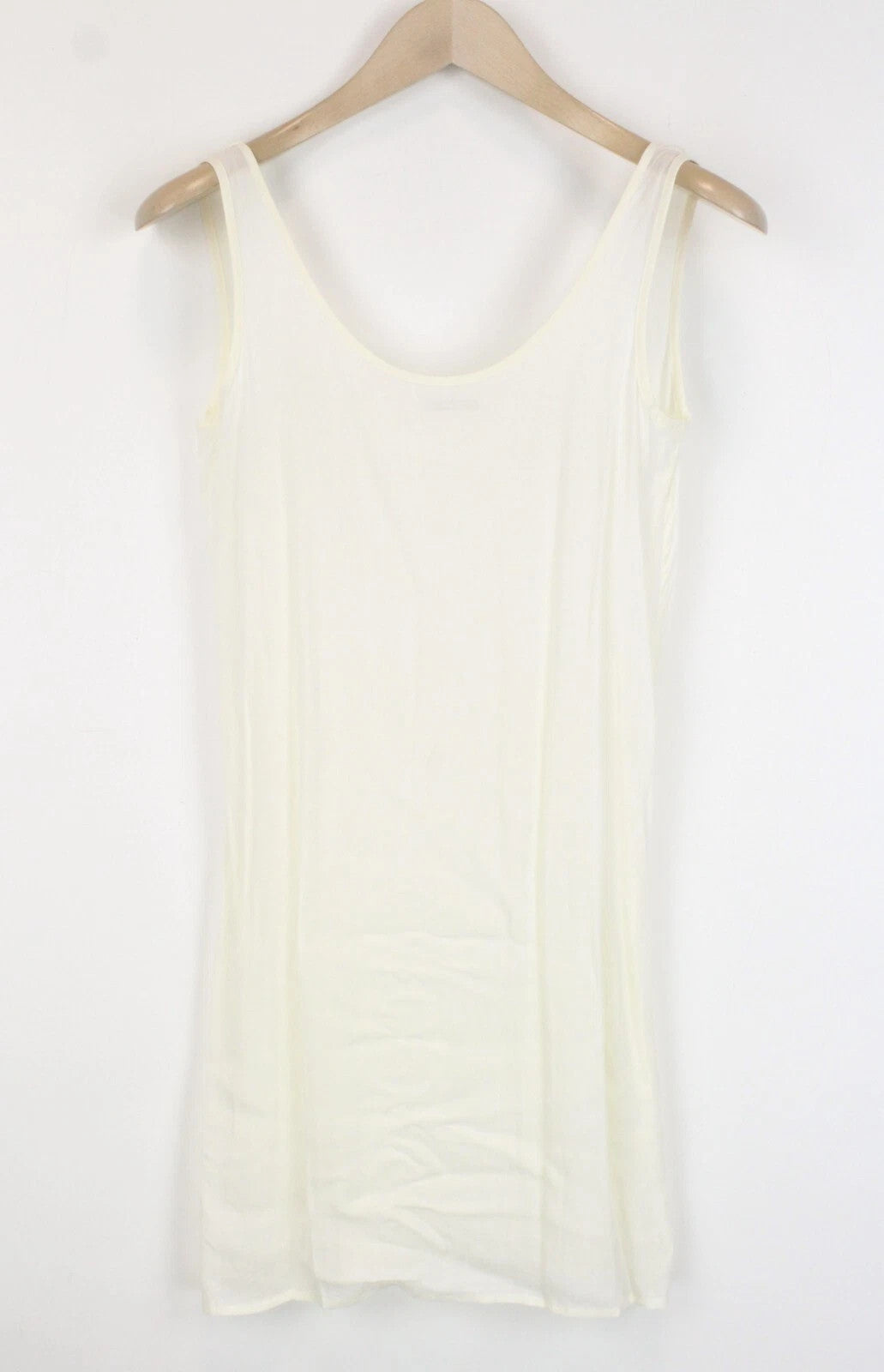 DENHAM moteriška 2XS suknelė balta raštuota trumpomis rankovėmis V formos iškirpte 2 viename 