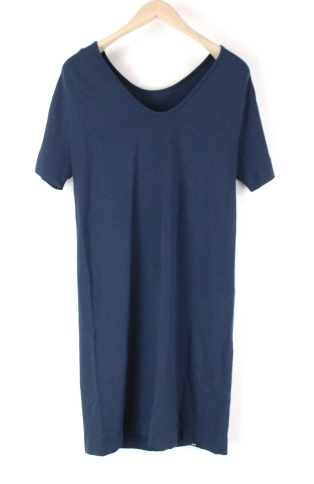 DENHAM „Compass“ moteriška suknelė S dydžio, mėlyna, trumpomis rankovėmis, apvaliu kaklu, tampri 