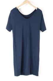 DENHAM „Compass“ moteriška suknelė S dydžio, mėlyna, trumpomis rankovėmis, apvaliu kaklu, tampri 