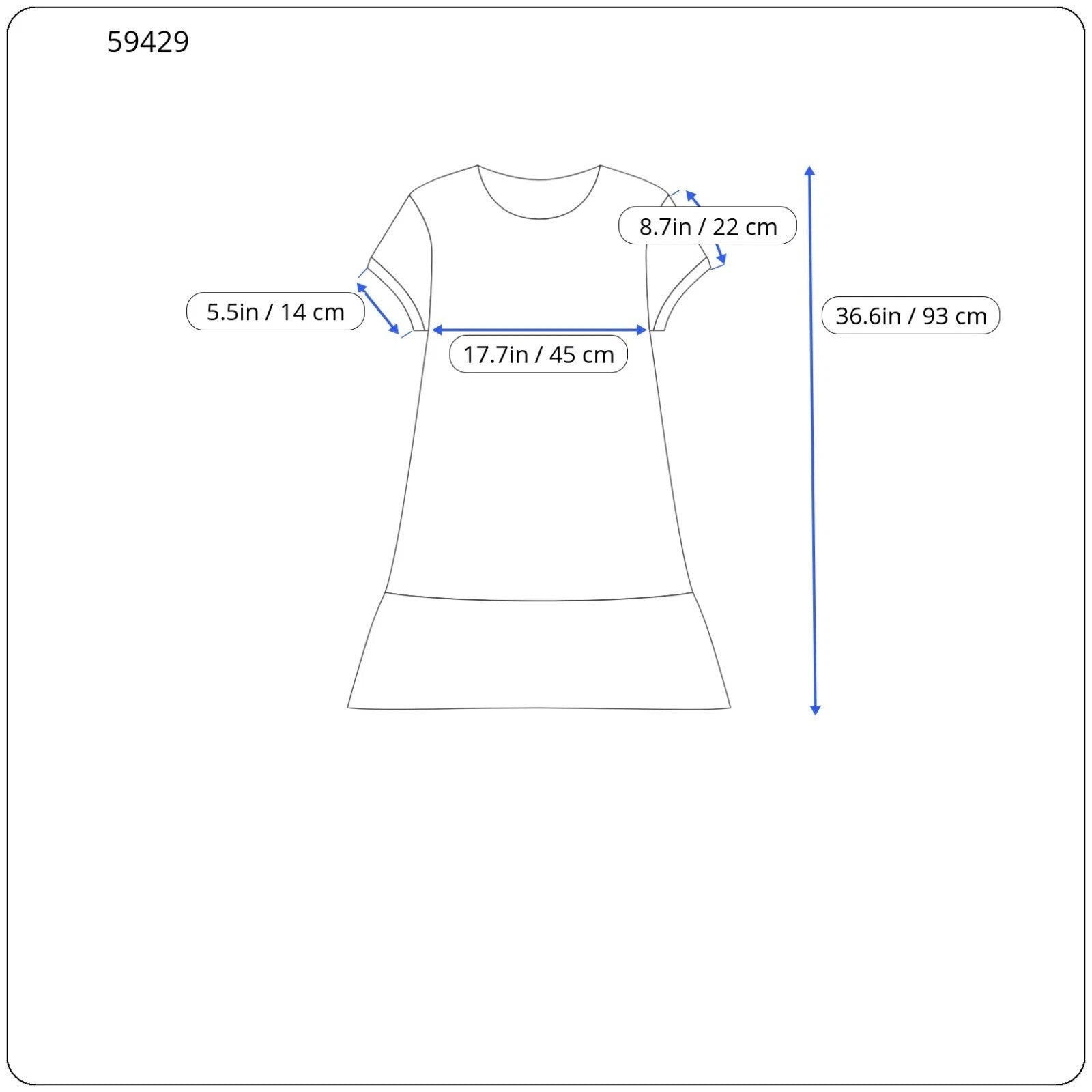 DENHAM „Compass“ moteriška suknelė S dydžio, mėlyna, trumpomis rankovėmis, apvaliu kaklu, tampri 