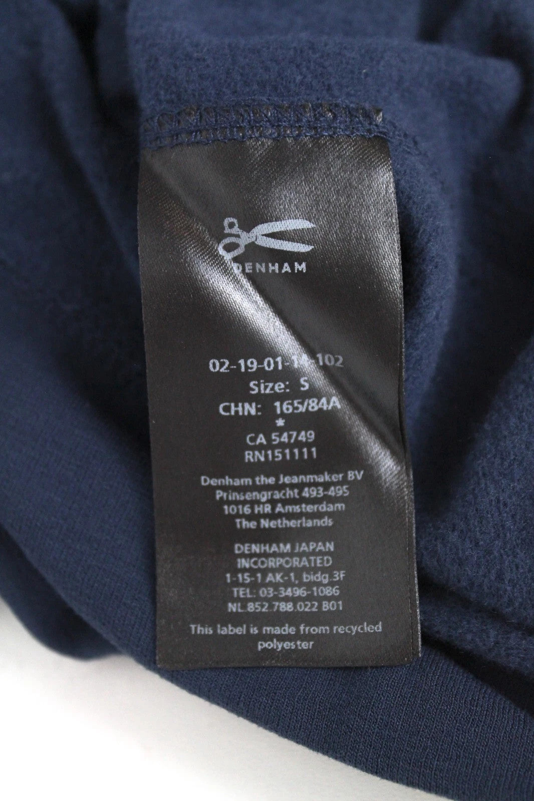 DENHAM „Compass“ moteriška suknelė S dydžio, mėlyna, trumpomis rankovėmis, apvaliu kaklu, tampri 