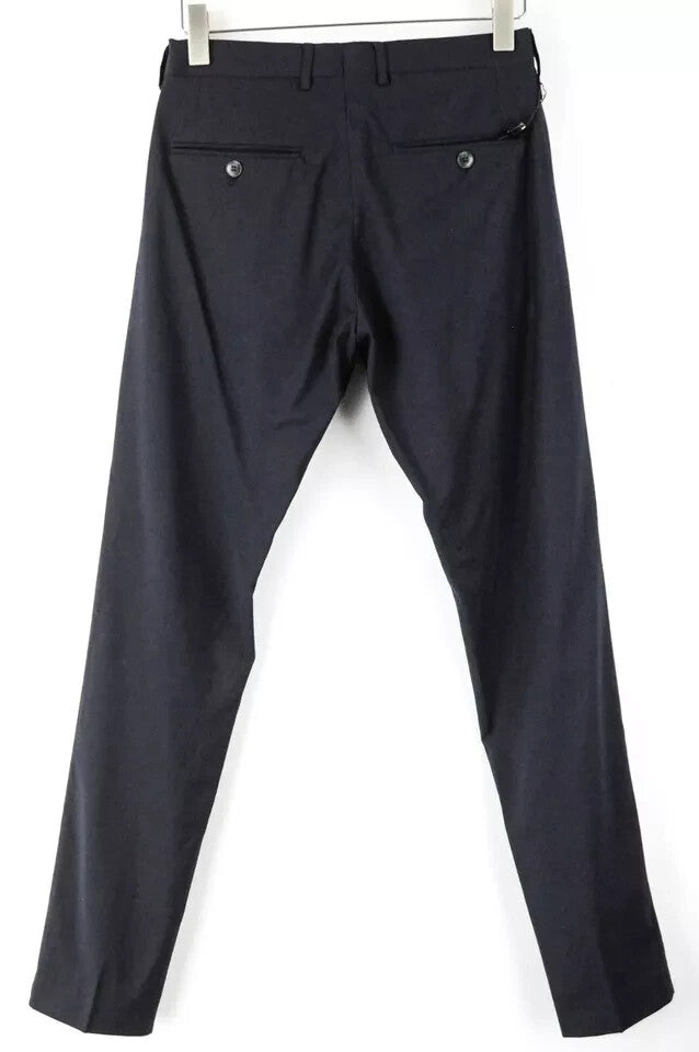 ANTONY MORATO Bonnie Men's Trousers UK30 Navy Slim Fit Pleated Wool Blend
