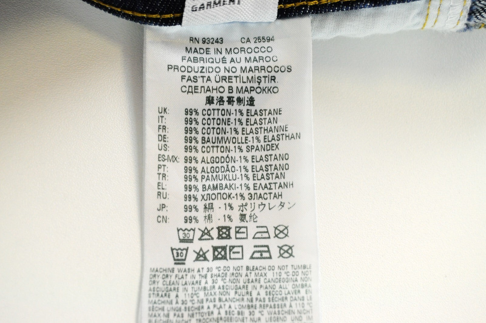 DIESEL Belther-R R48CA vyriški tamsiai mėlyni džinsai W28/L32 Slim Tapered Cotton Stretch 