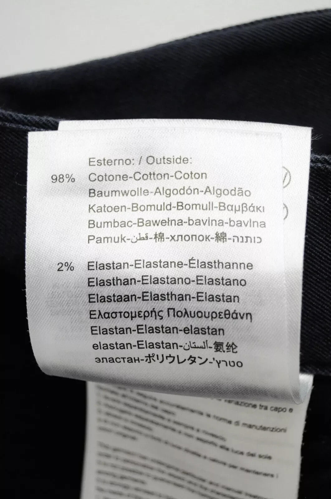 REPLAY Men's Trousers 30 Blue Slim Fit Cotton Stretch Casual Slit Pocket