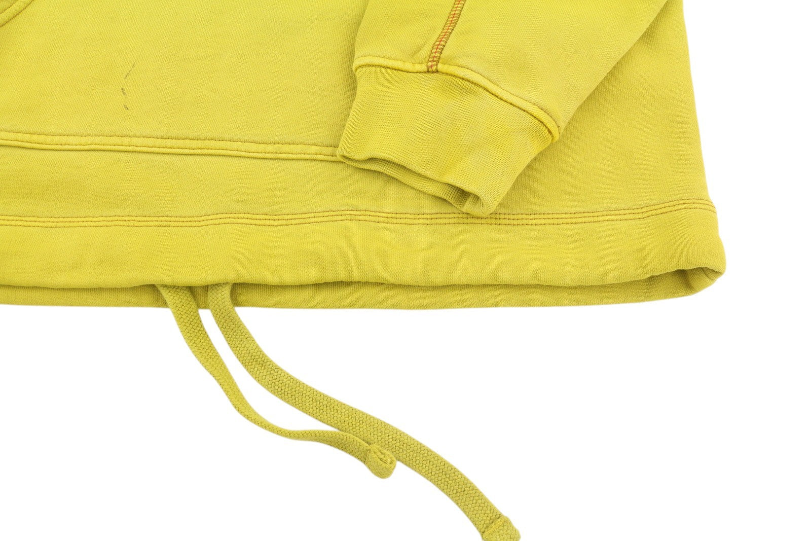 DIESEL S-Vulchood vyriškas džemperis su gobtuvu XS garstyčių spalvos megztinis su dideliu kengūros dydžiu, rekomenduojama kaina – 250 € 