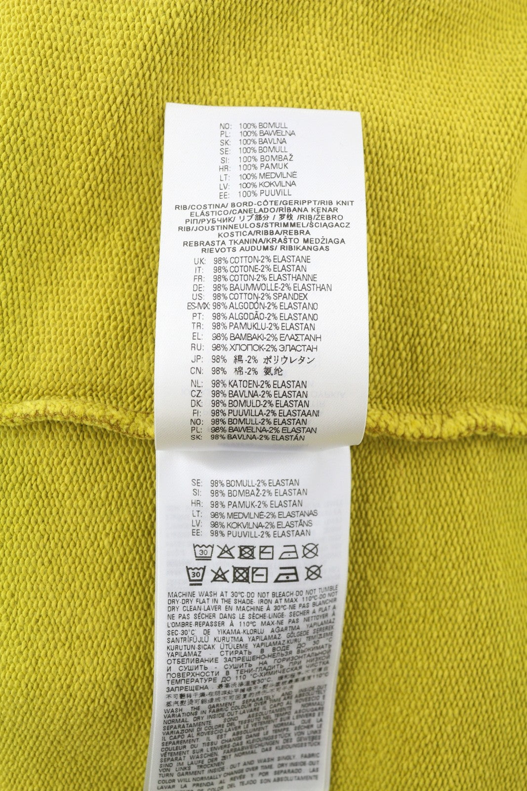 DIESEL S-Vulchood vyriškas džemperis su gobtuvu XS garstyčių spalvos megztinis su dideliu kengūros dydžiu, rekomenduojama kaina – 250 € 