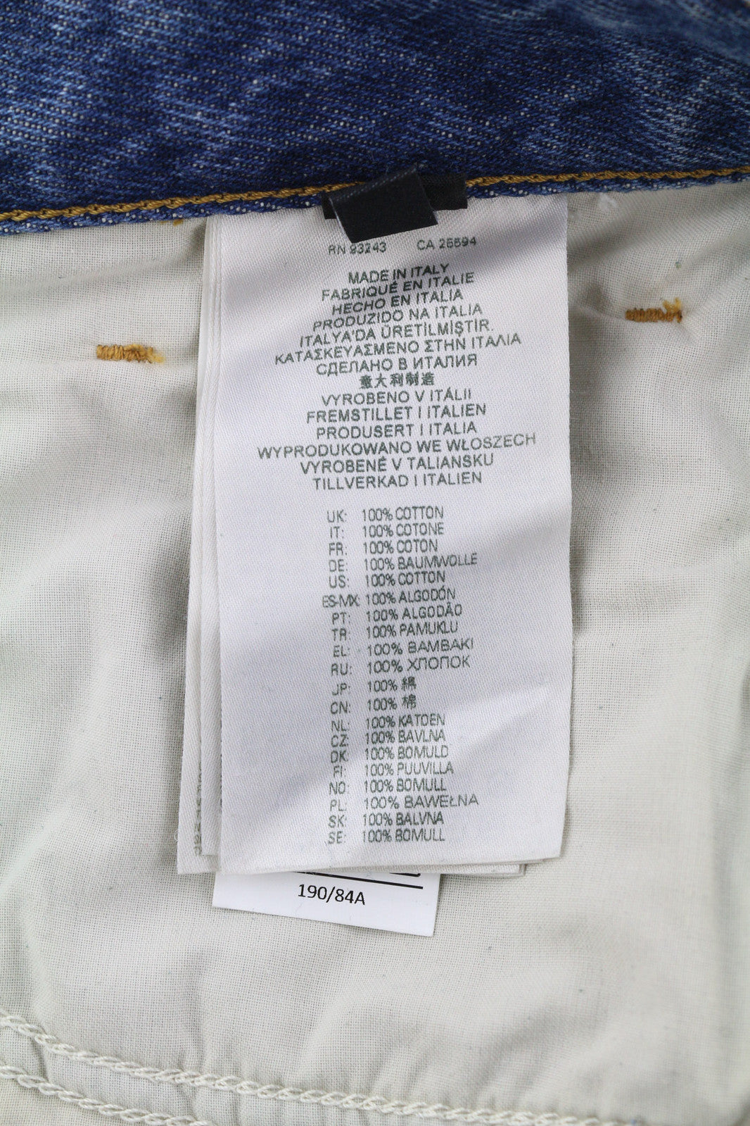 DIESEL D-Rekiv-Z 09C90 vyriški džinsai W32/L34, plėšyti, tiesūs, skalbti, rekomenduojama kaina – 295 € 