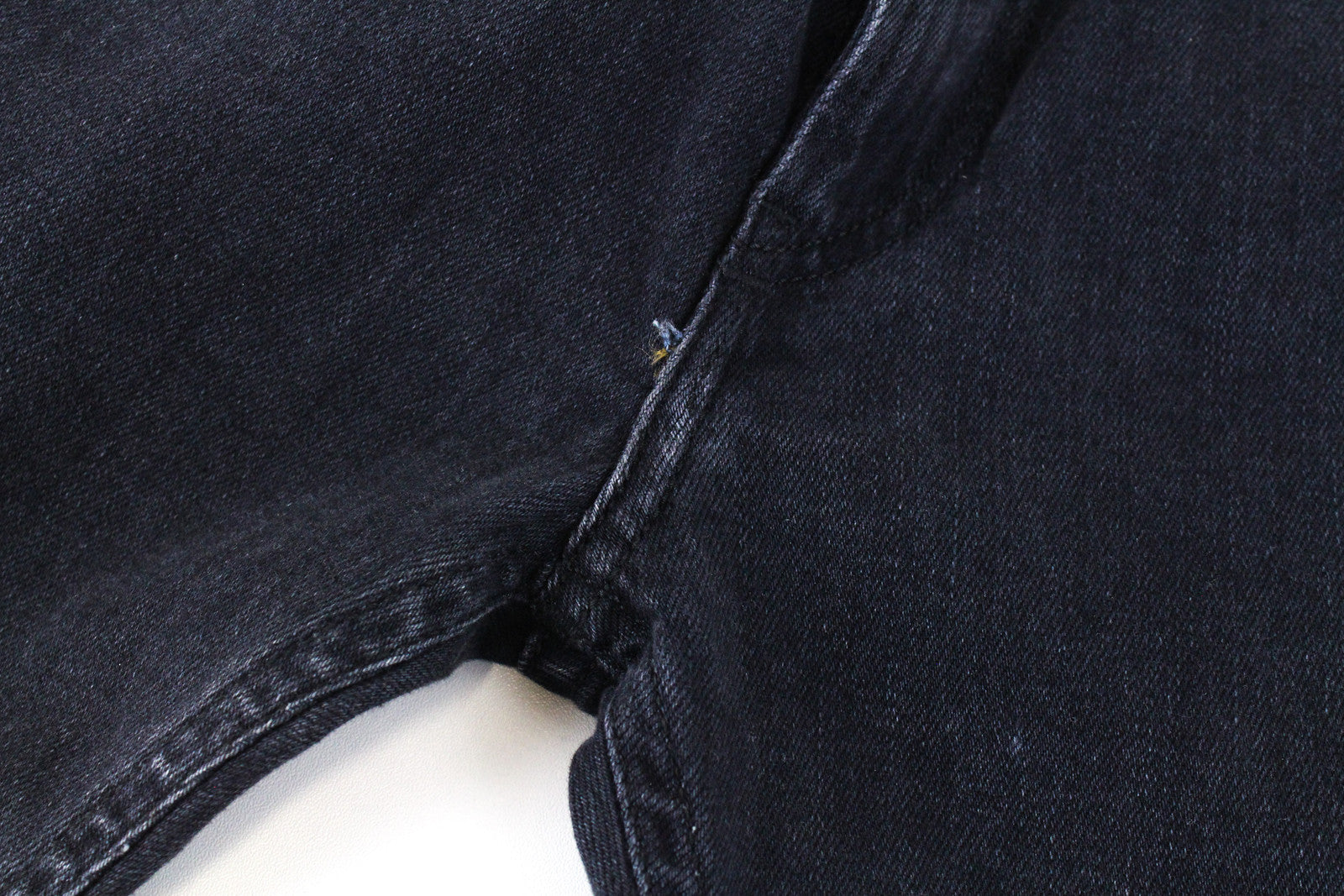 DIESEL Thommer 084NK Men's Black Jeans W27 Slim Fit Washed Cotton Stretch Denim