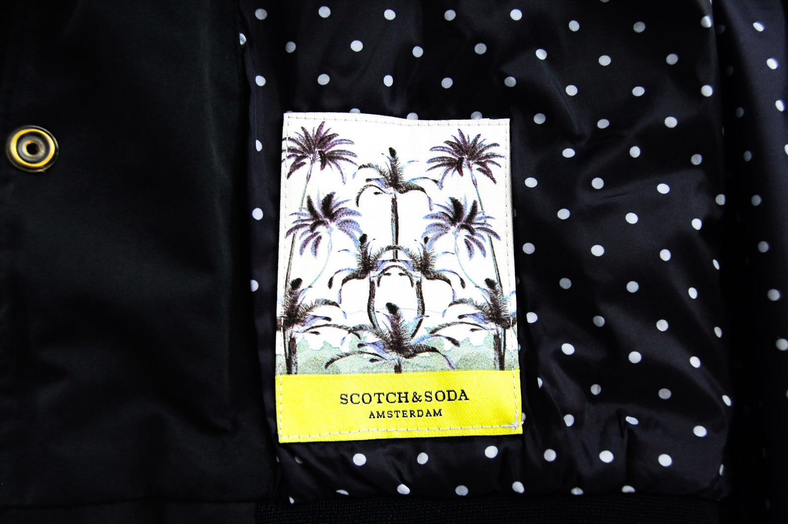 SCOTCH & SODA Men's Navy Jacket S Lightweight Lined Long Sleeve Casual Wear