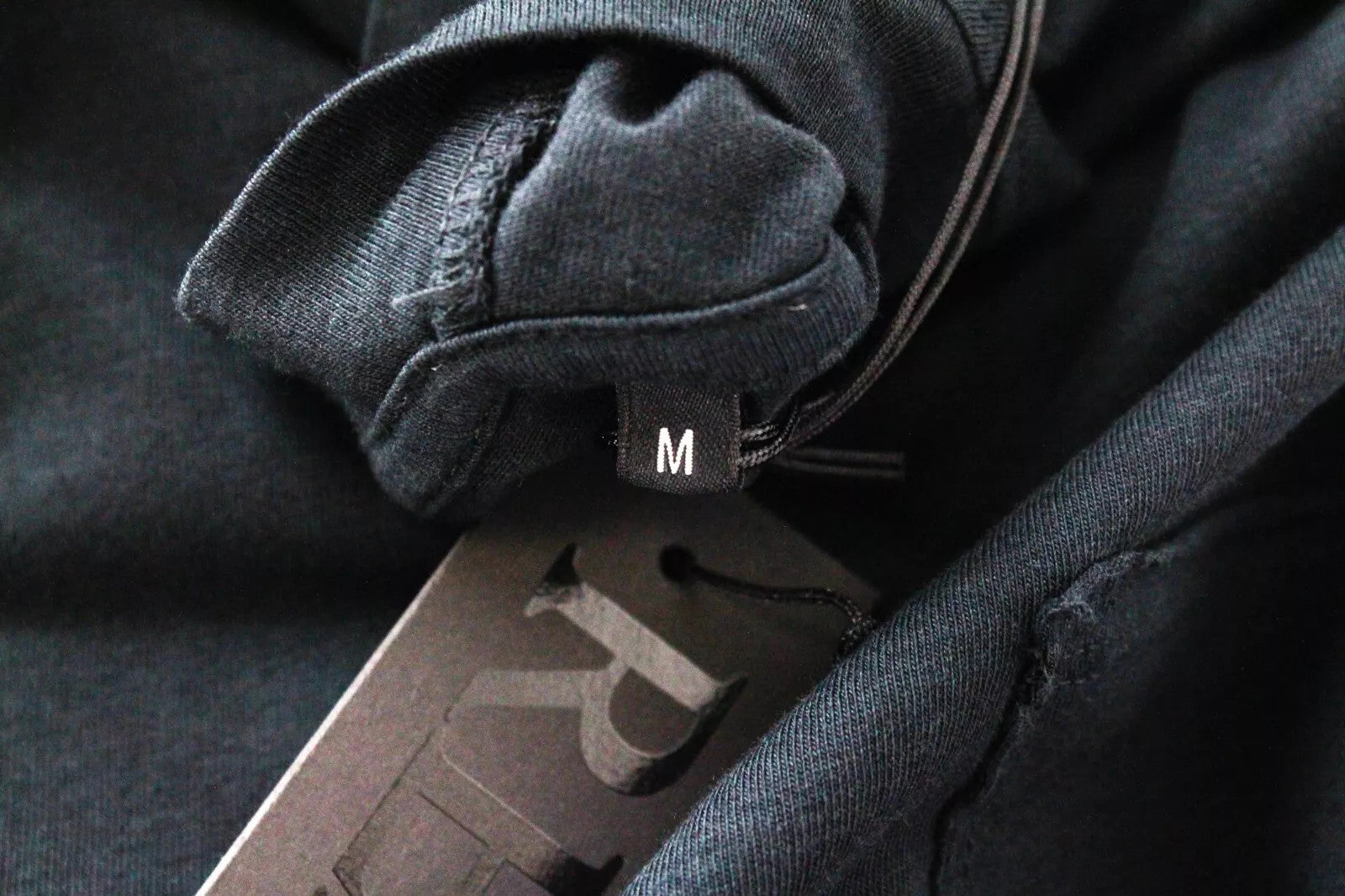 REPLAY Men's T-Shirt M Black Casual Cotton Blend Short Sleeve Pullover