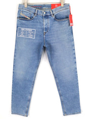 DIESEL 2005 D-Fining 9B92S vyriški džinsai W32/L32 įprasti, vidutinio ūgio, siaurėjantys, mėlyni, rekomenduojama kaina – 160 € 