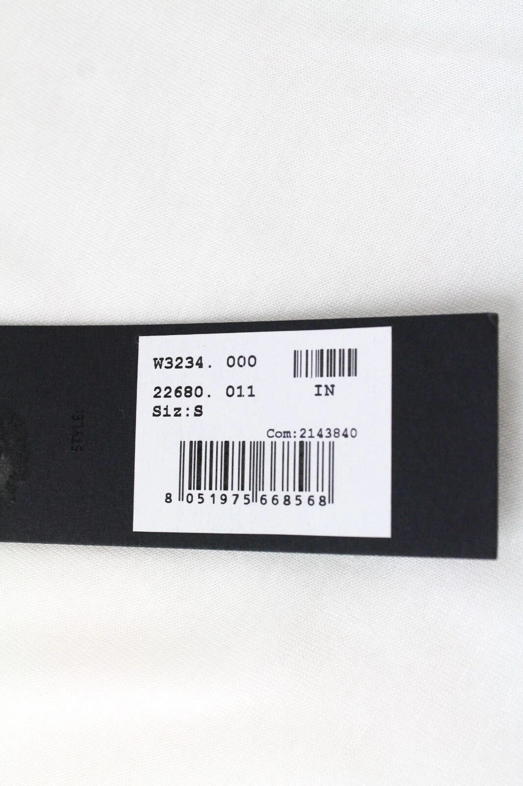 REPLAY Men's T-Shirt S White See-Through Short Sleeve Casual Pullover