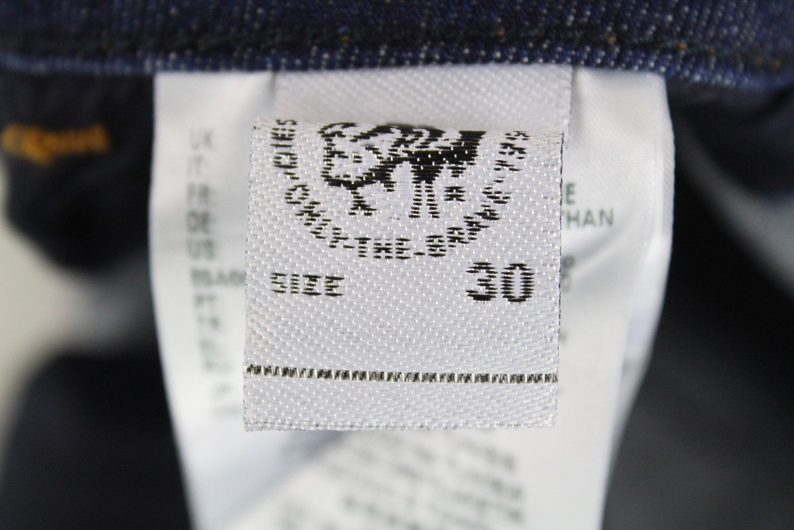 DIESEL Waykee R7NA8 vyriški džinsai W30 L30 tiesūs skalbtos medvilnės mėlyni džinsai 