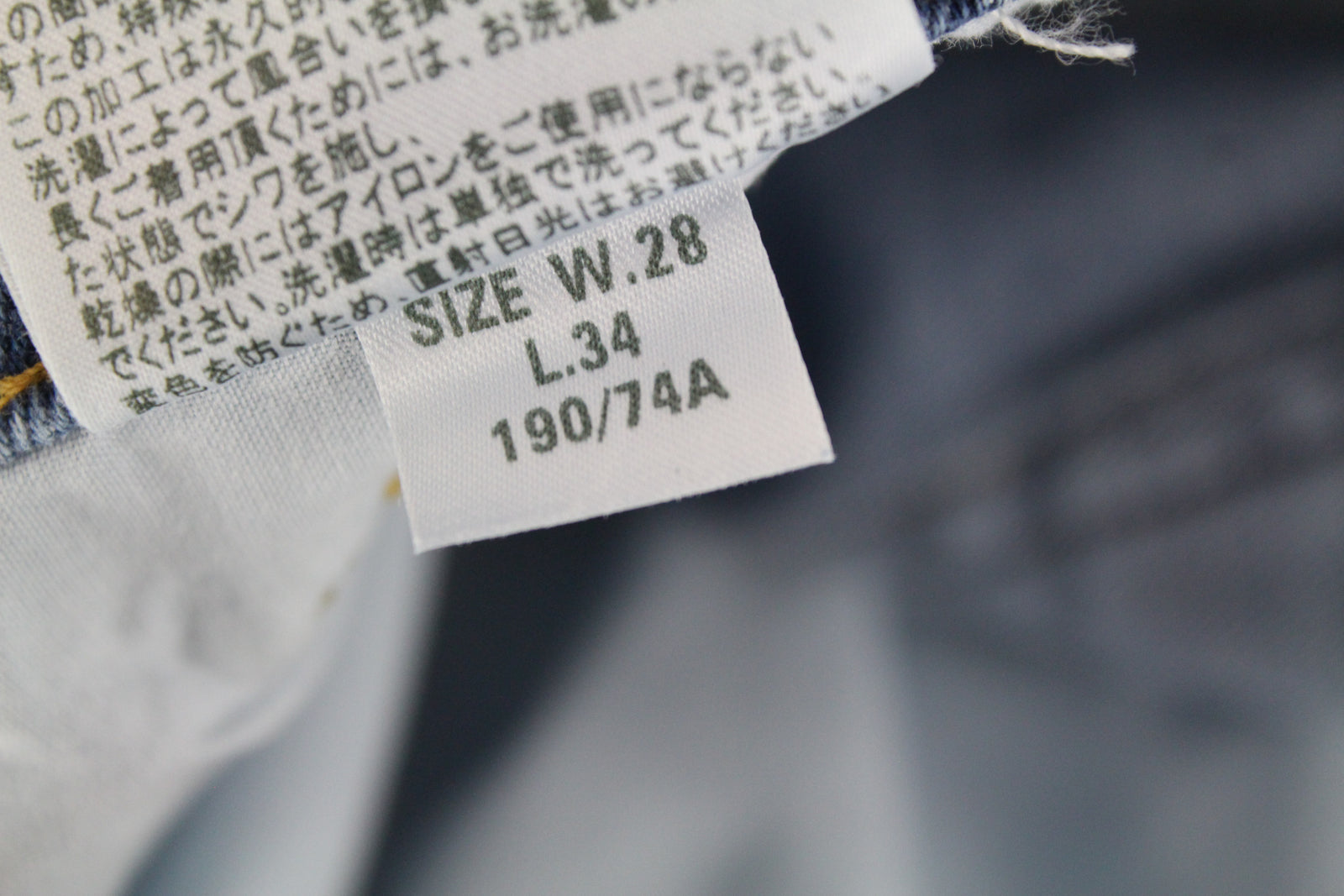 DIESEL Tepphar-X R8XA3 vyriški mėlyni džinsai W28/L34 ploni morkų spalvos medvilniniai skalbti džinsai 