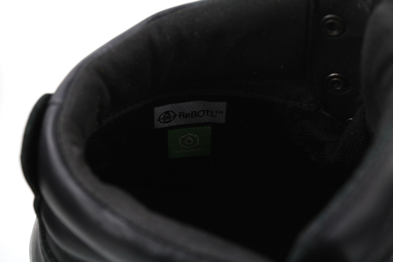 TIMBERLAND A27ZK vyriški batai, juodi, odiniai, vandeniui atsparūs, su logotipu, 42 dydžio. 