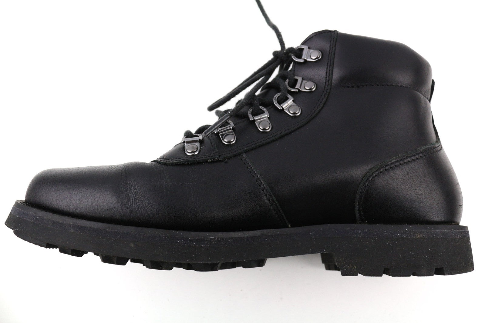 TIMBERLAND A27ZK vyriški batai, juodi, odiniai, vandeniui atsparūs, su logotipu, 42 dydžio. 