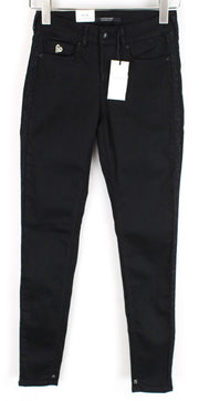 SCOTCH &amp; SODA La Bohemienne moteriški džinsai W25/L32 aptempti juodos medvilnės tamprės 