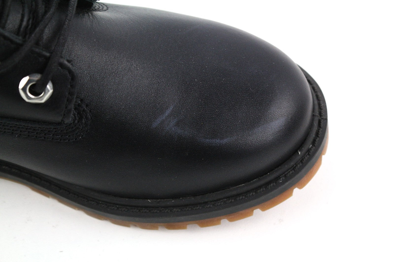 TIMBERLAND A2M8G moteriški aulinukai EU36 UK3.5 juodi odiniai migdolų nosys vandeniui atsparūs 