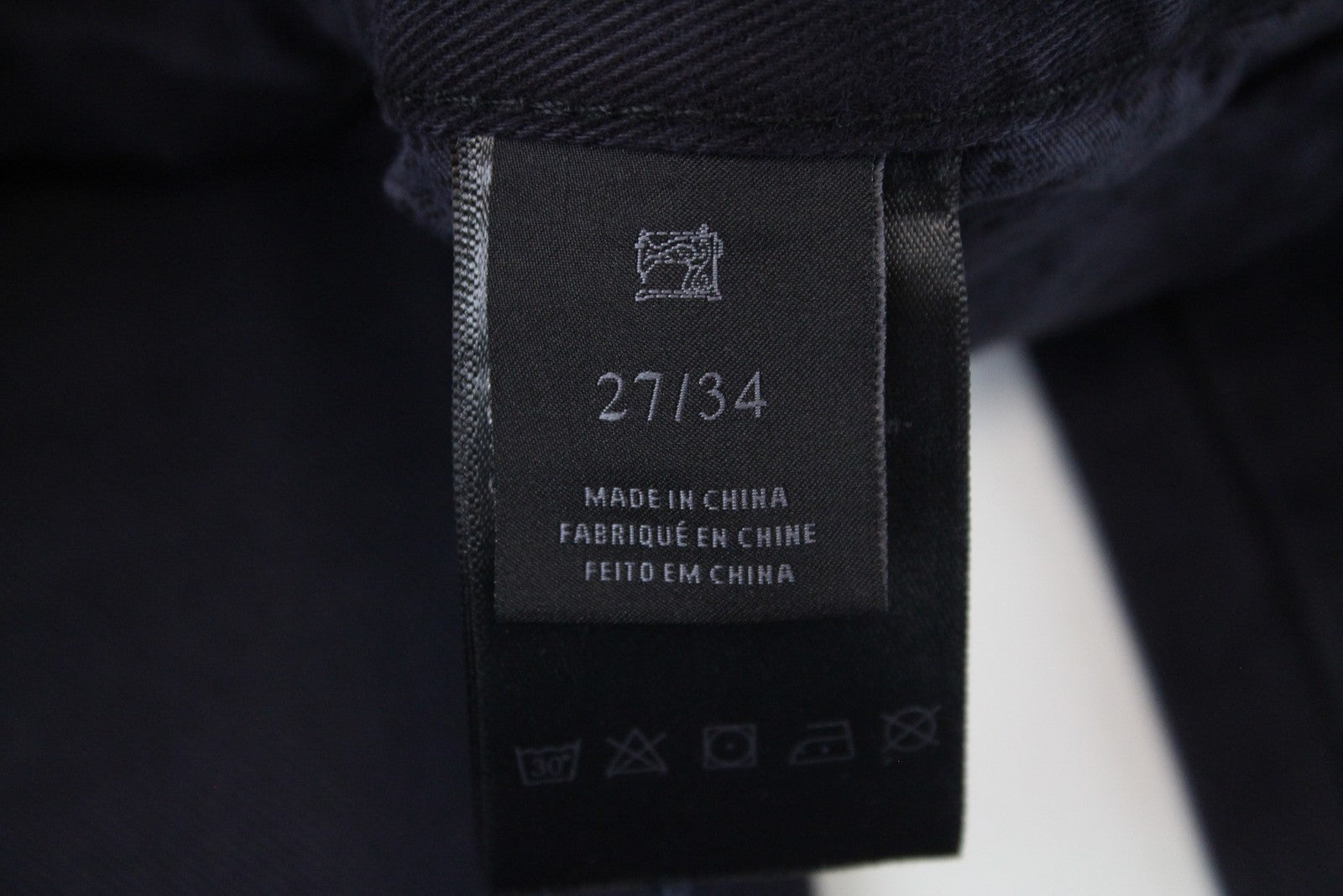 MAISON SCOTCH moteriški džinsai W27/L34 Slim boyfriend fit, plėšyti, tamsiai mėlyni, dažyta medvilnė 