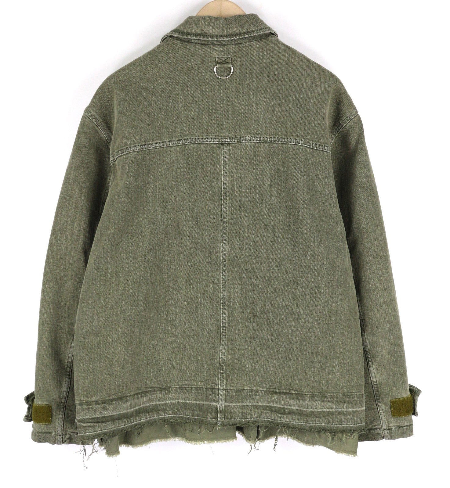 DIESEL J-Georg vyriška striukė L, džinsinis, su užtrauktuku, lengvas, su kariniu užtrauktuku, RRP 395 € 