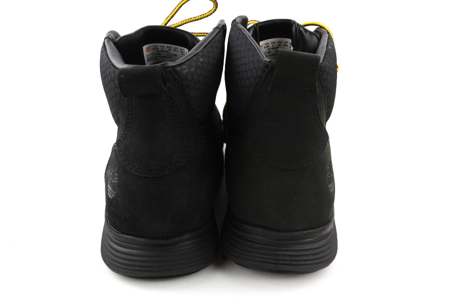 TIMBERLAND A19UK vyriški batai, juodi, odiniai, „Sensorflex Comfort System Logo“. 