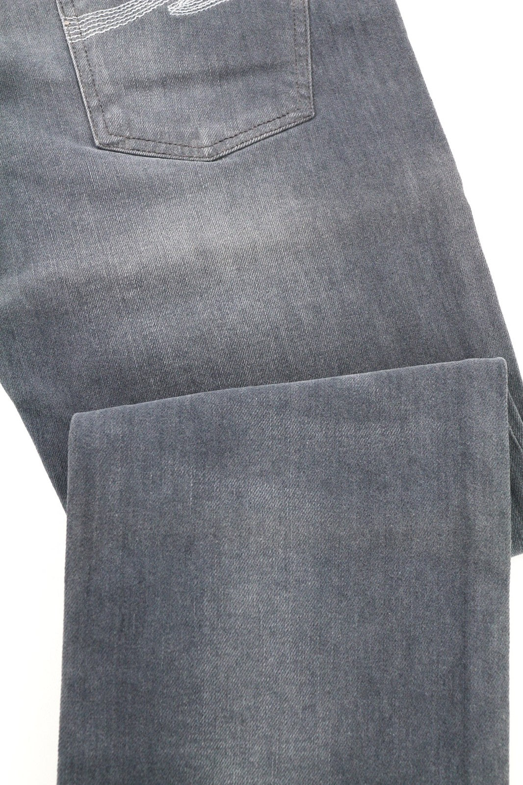 NUDIE JEANS Thin Finn Men Jeans W32/L32 Slim Fit Grey Cotton Elastane 5-Pocket