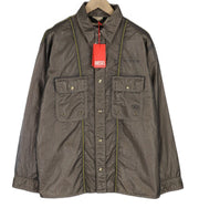 DIESEL S-U24 vyriška striukė L su spaudėmis, blizgančiu pamušalu, lengva, RRP 275 €