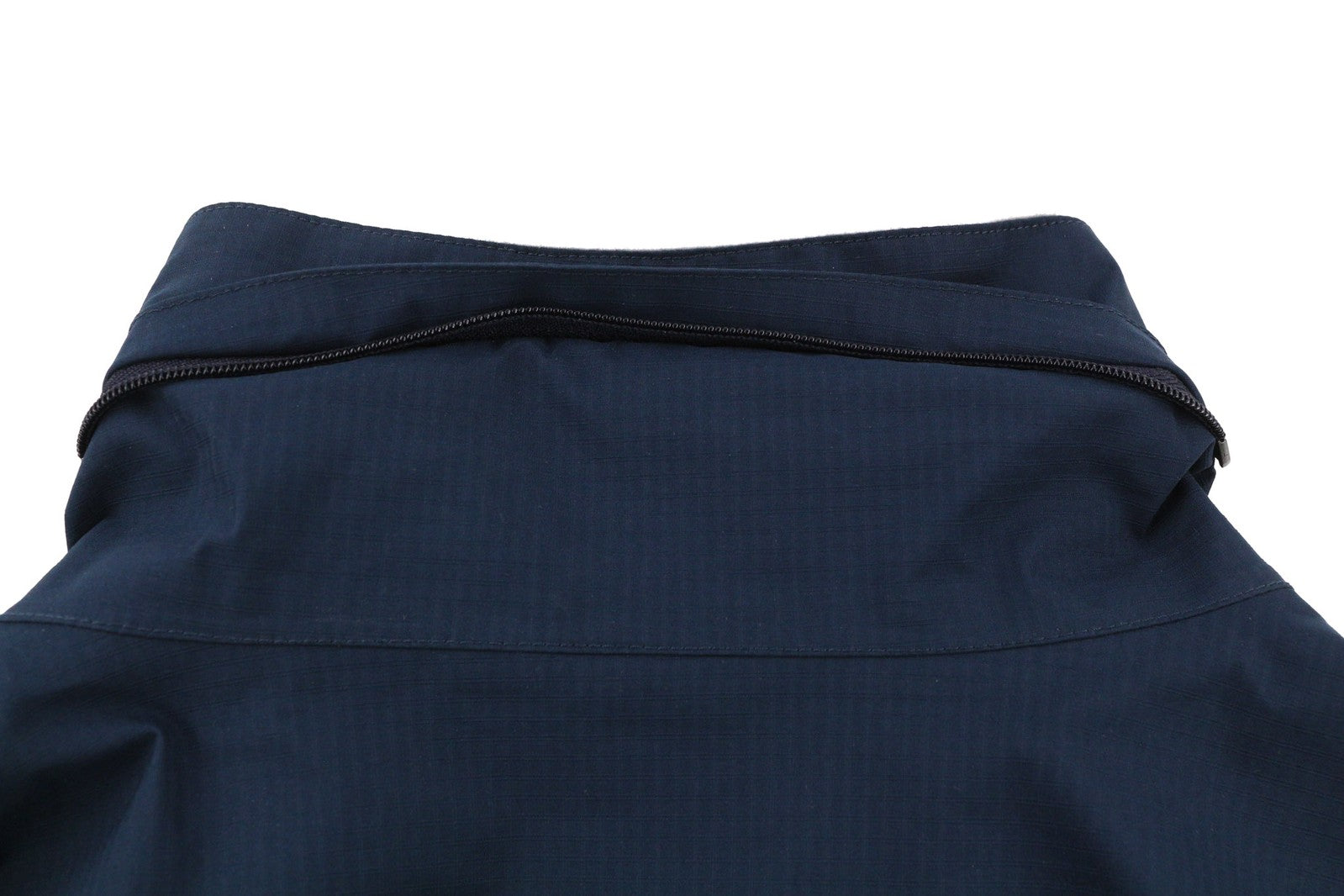 PATAGONIA vyriška striukė M tamsiai mėlyna ekologiška lietaus striukė su užtrauktuku, aukštu kaklu, logotipu, plona H2NO 