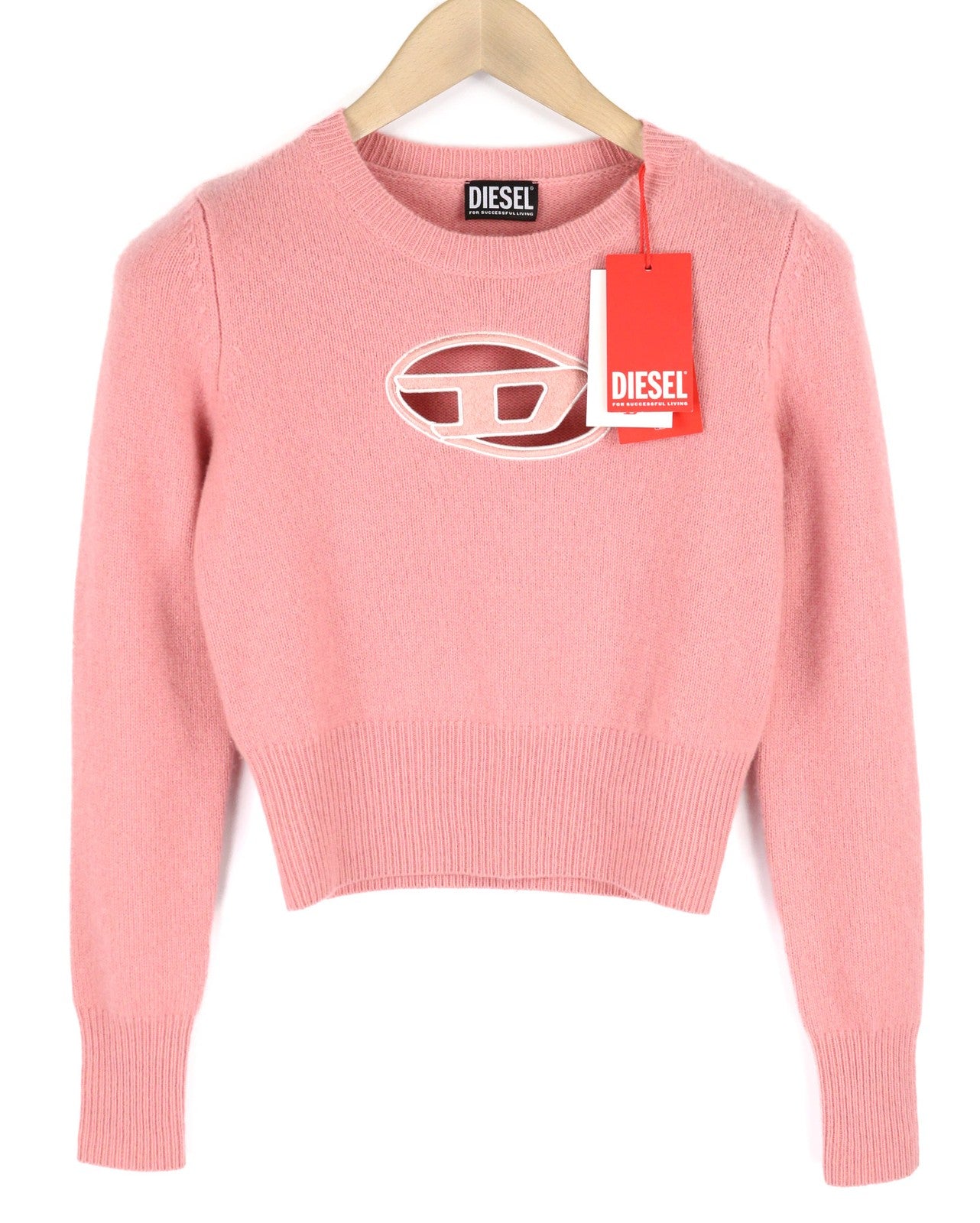 DIESEL M-Areesa moteriškas megztinis XS dydžio, vilnonis, kašmyro megztinis su iškirpte, rekomenduojama mažmeninė kaina – 300 € 