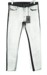 DIESEL Sleenker-X-SP 082AX Men Jeans W33/L32 Slim Skinny Fit Grey Stretch