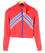 DIESEL F-Macs moteriškas džemperis XS dydžio, su užtrauktuku ir aukštomis kišenėmis ant kaklo. Rekomenduojama kaina – 195 €. 