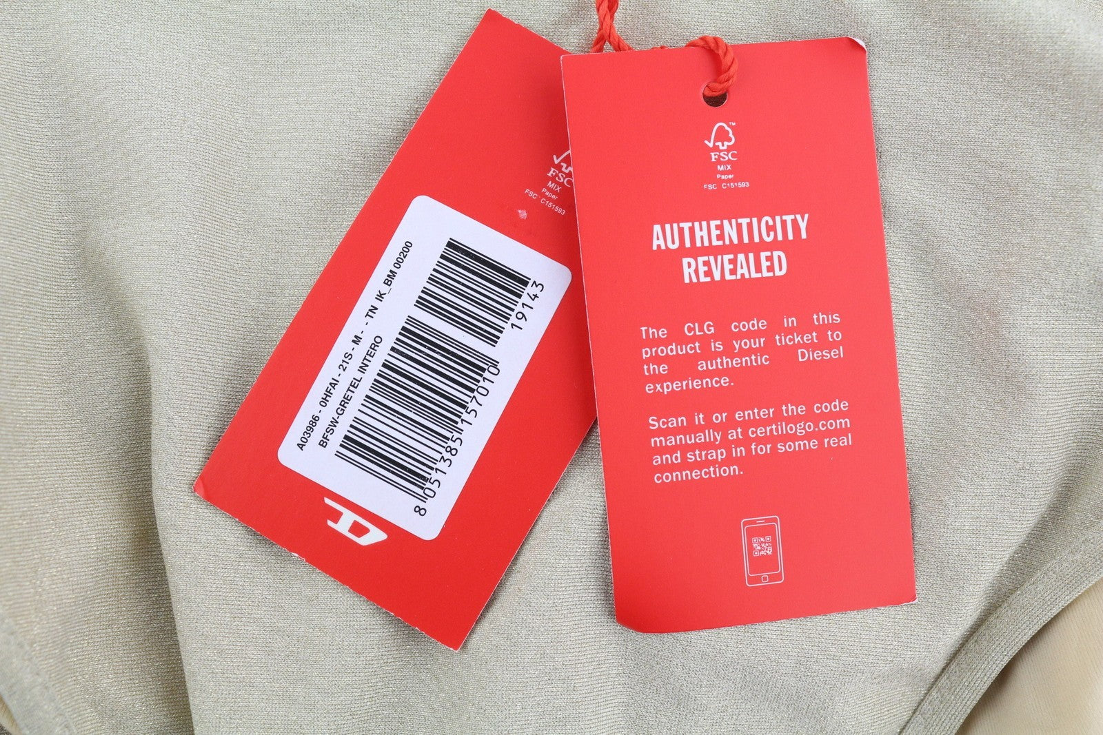 DIESEL Bfsw-Gretel moteriškas maudymosi kostiumėlis M, vientisas, RRP 110 €, tamprus, blizgučiais smėlinis 