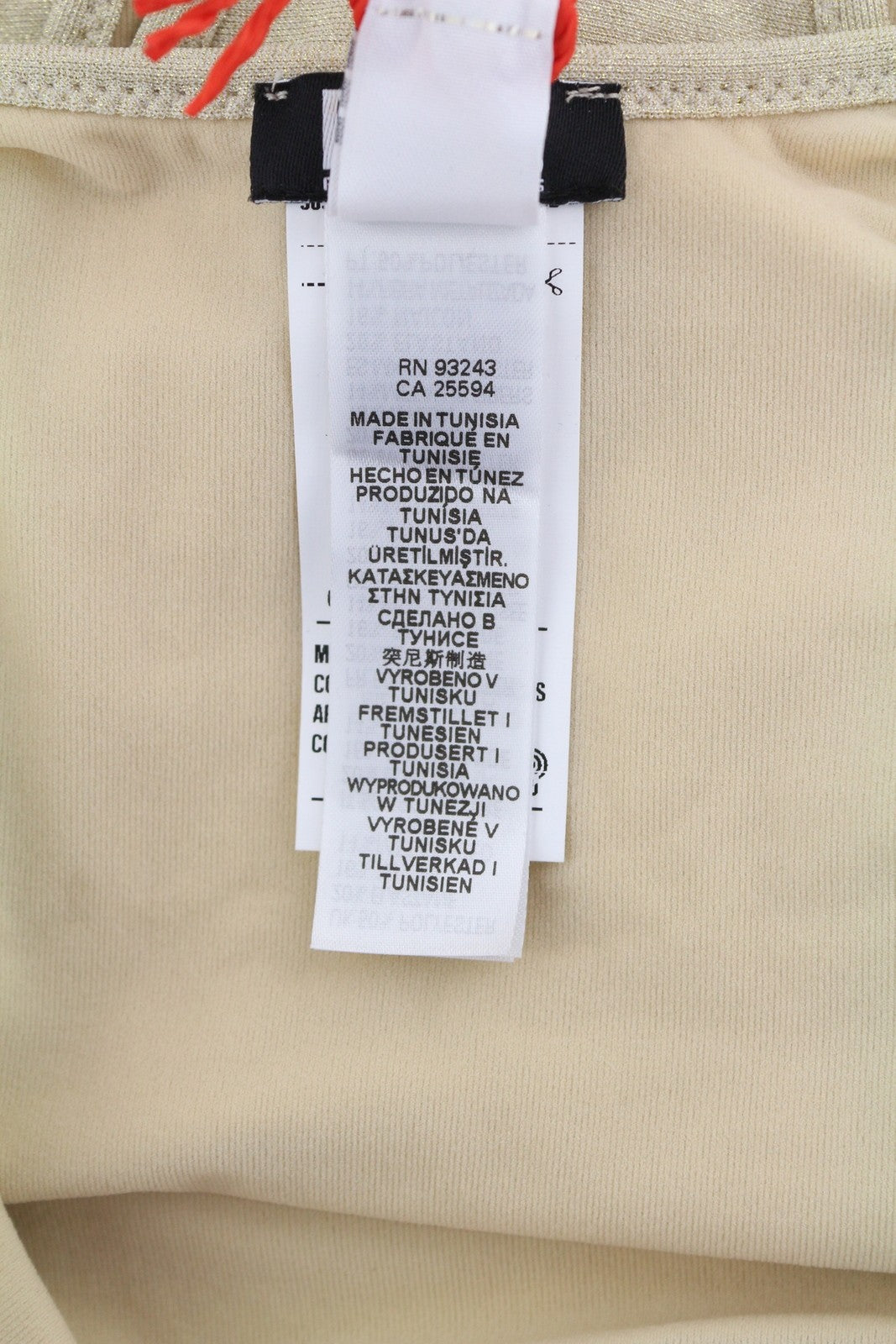 DIESEL Bfsw-Gretel moteriškas maudymosi kostiumėlis M, vientisas, RRP 110 €, tamprus, blizgučiais smėlinis 