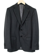 SUITSUPPLY Napoli Men Blazer UK38R Super 110's Wool Striped Dark Grey Jacket