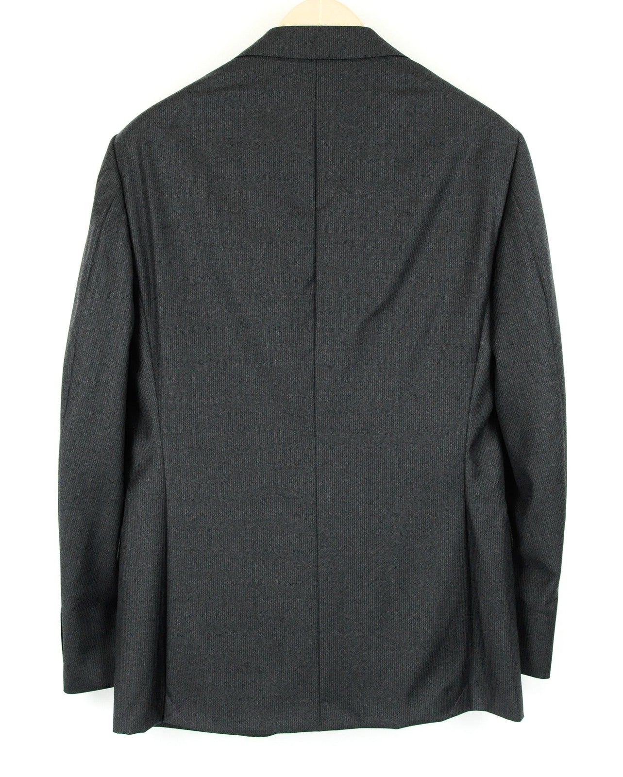 SUITSUPPLY Napoli Men Blazer UK38R Super 110's Wool Striped Dark Grey Jacket