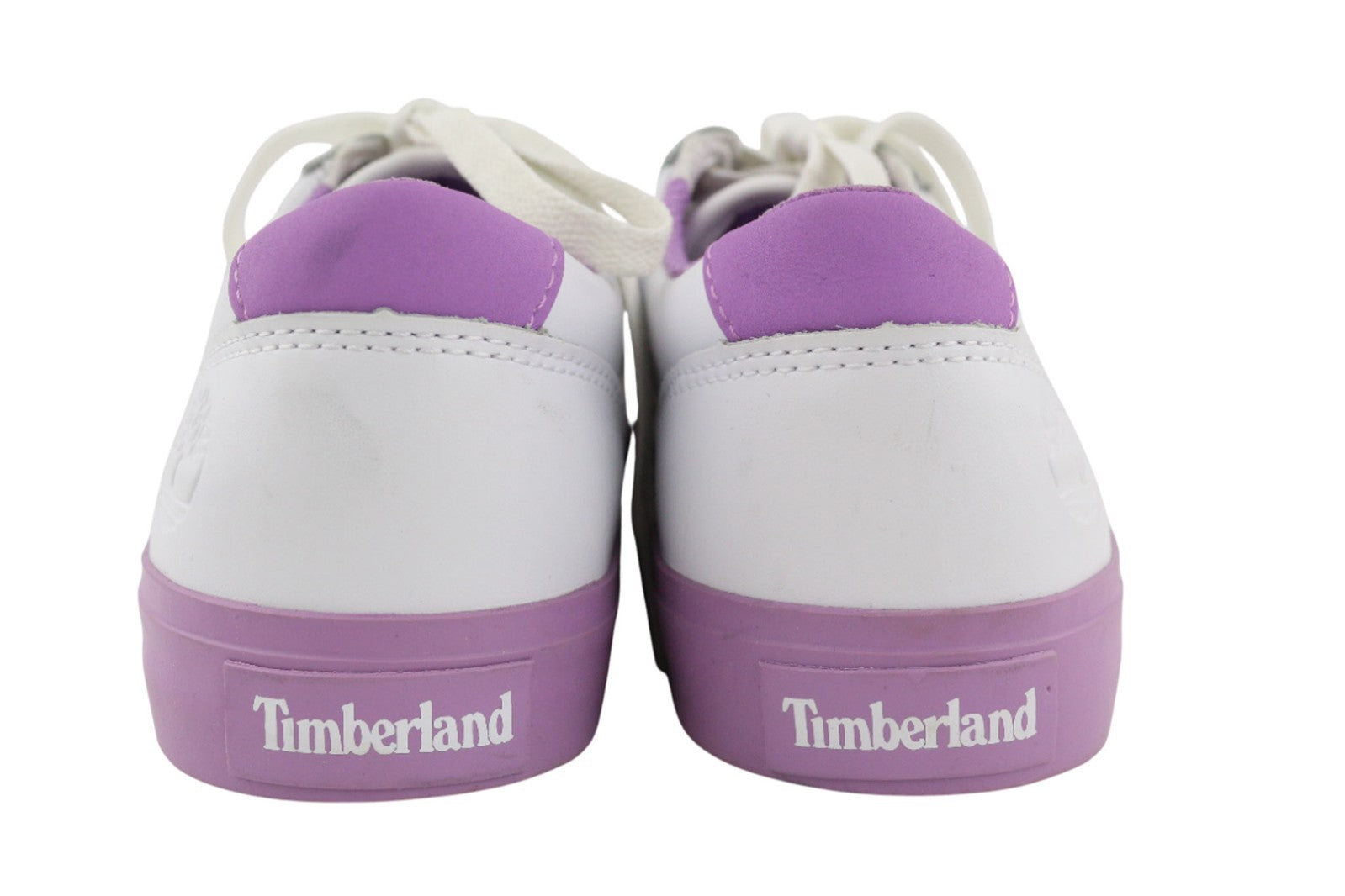 TIMBERLAND A2EPS-A44118 Women Trainers EU37/37.5 Purple Leather Low-Top Laced