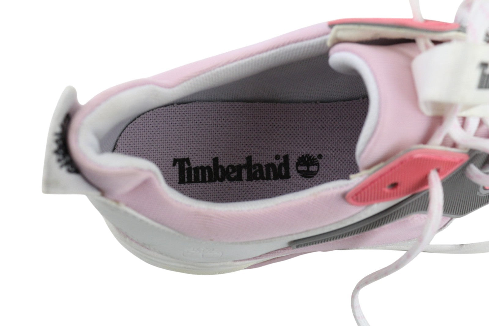 TIMBERLAND A2FM5-A4519 moteriški sportbačiai, 38.5/39, rožiniai, balti, žemapadžiai, tekstiliniai 