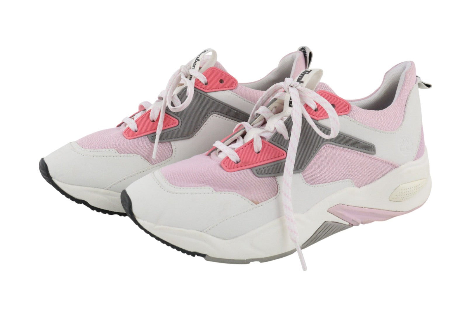 TIMBERLAND A2FM5-A4519 moteriški sportbačiai, 38.5/39, rožiniai, balti, žemapadžiai, tekstiliniai 