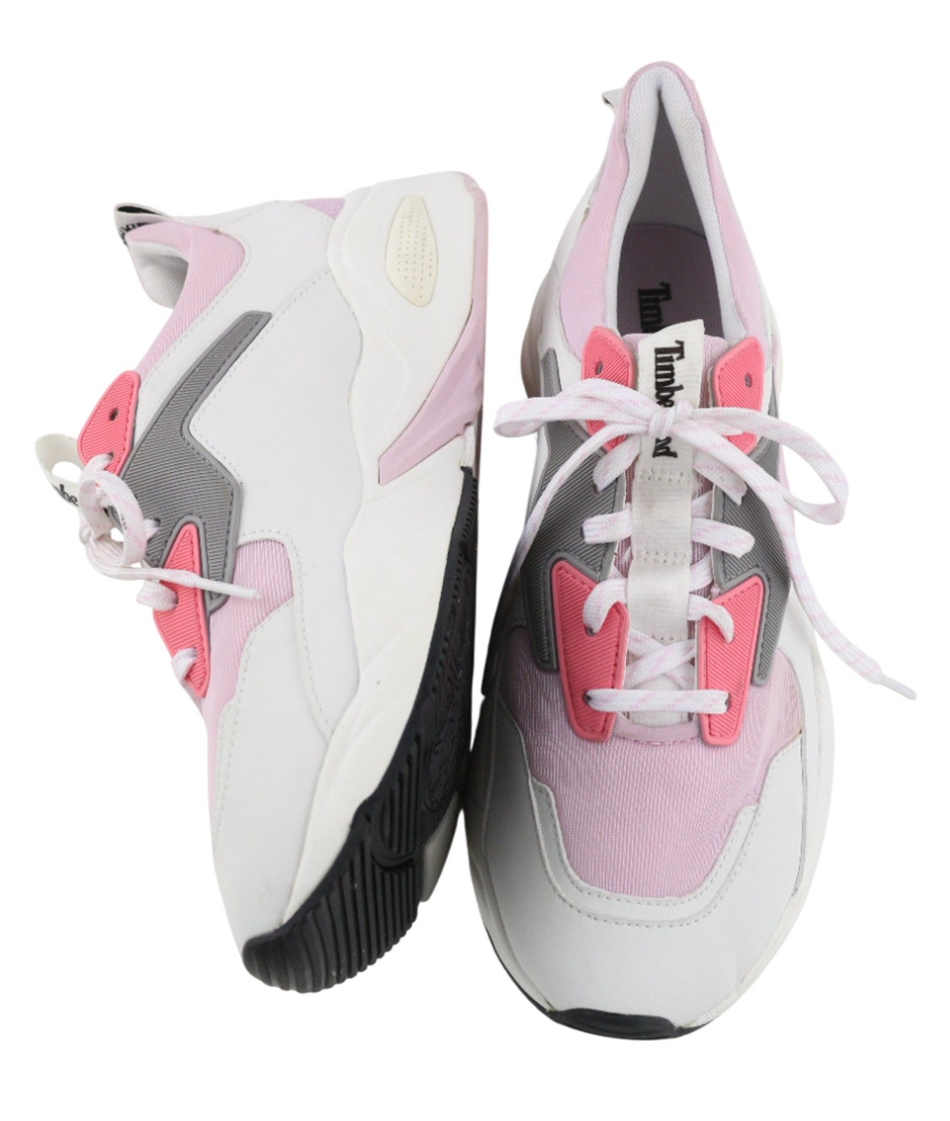 TIMBERLAND A2FM5-A4519 moteriški sportbačiai, 38.5/39, rožiniai, balti, žemapadžiai, tekstiliniai 