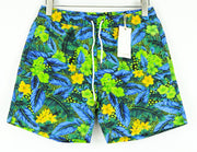 SCOTCH & SODA Ams Couture Men Swimwear L Green & Blue Cotton Trunks