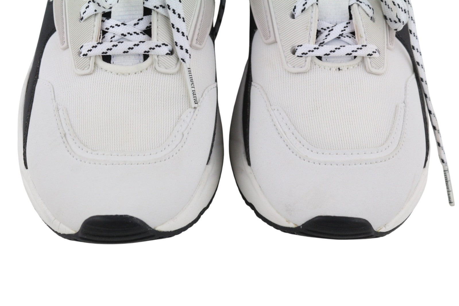 TIMBERLAND A2FK9-A4519 moteriški sportbačiai, 38/38.5, balti, juodi, su raišteliais, laisvalaikio stiliaus, tekstiliniai. 