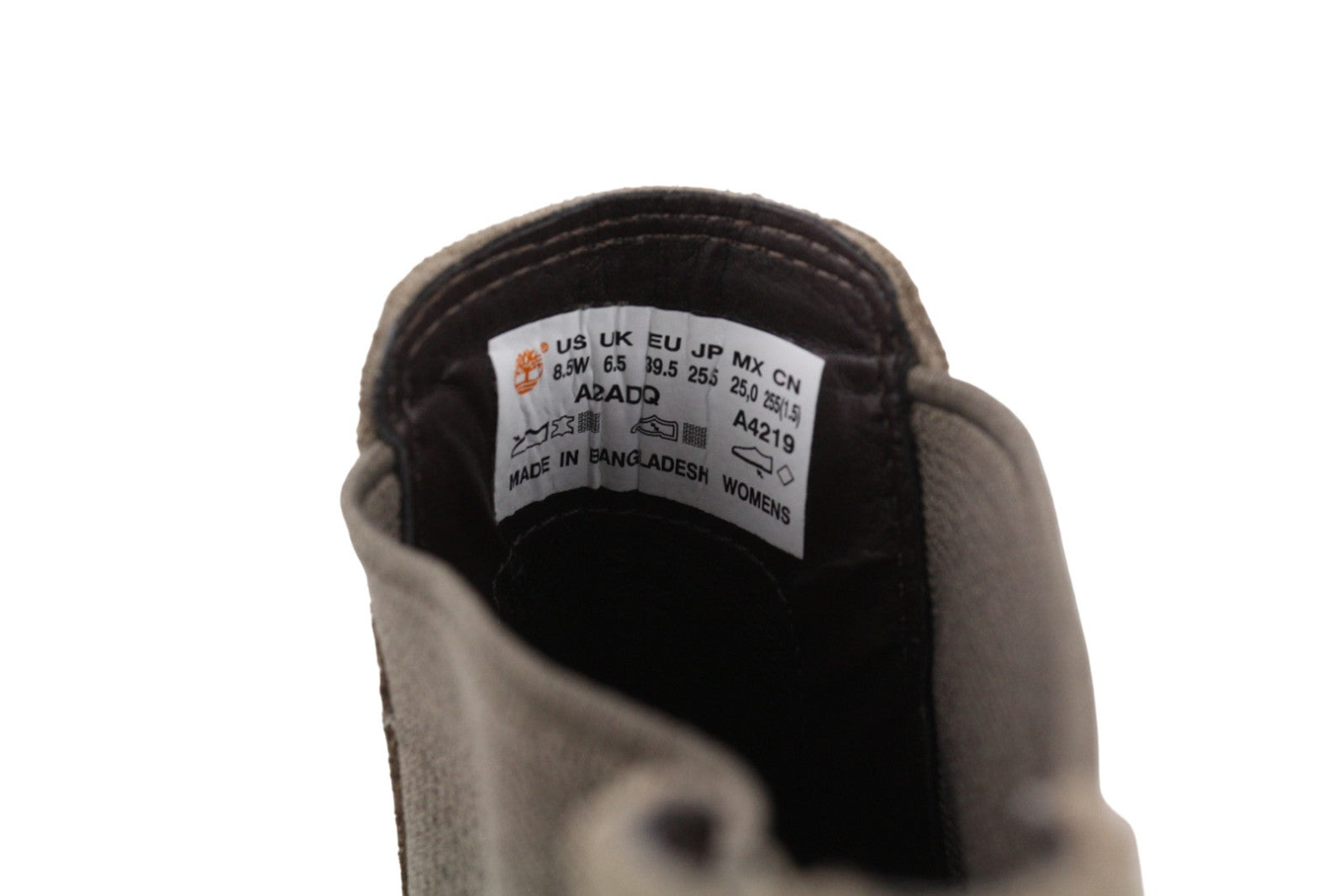 TIMBERLAND A2ADQ-A4219 moteriški batai EU39/39.5 rudi pilki odiniai aulinukai iki kulkšnių 