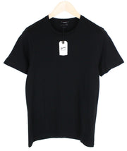 DENHAM Tubular Seamless Men's S Black Pure Cotton T-Shirt Casual Round Neck
