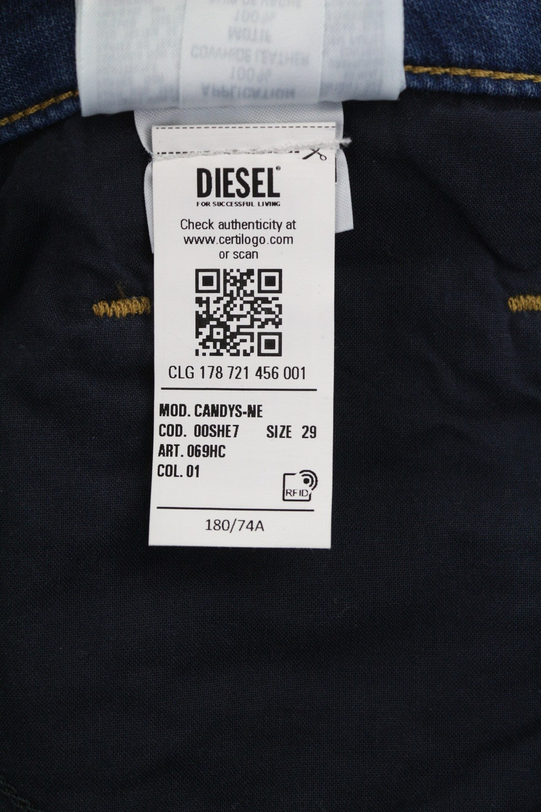 DIESEL Candys Jogg 069HC Womens Jeans W29 Sweat Jogg Relaxed Boyfriend Blue