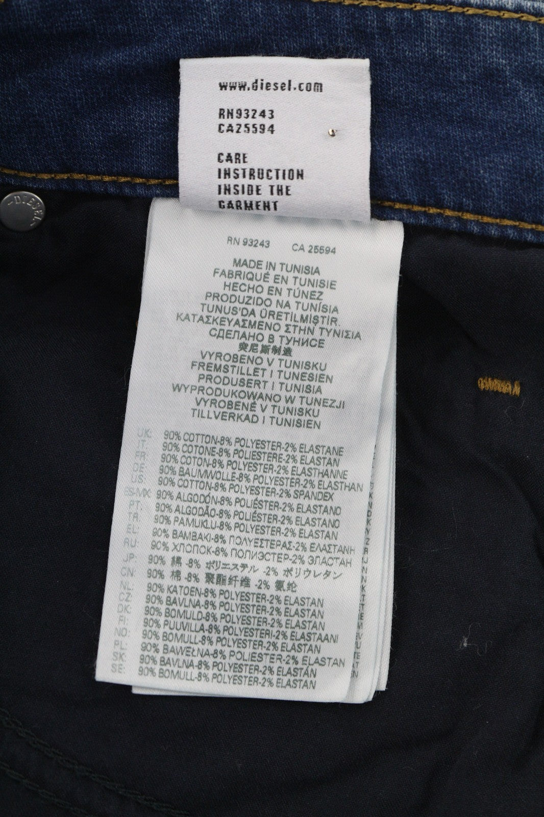 DIESEL Candys Jogg 069HC Womens Jeans W29 Sweat Jogg Relaxed Boyfriend Blue