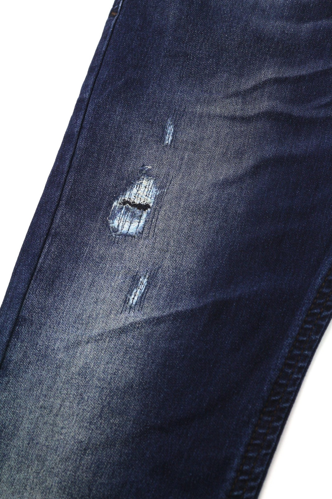 DIESEL Thavar-NE 0607U vyriški džinsai W28 Sweat Jogg Slim mėlyni, tamprūs, plėšyti 