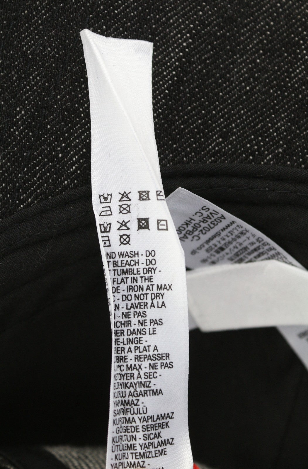 DIESEL C-Ivar vyriška beisbolo kepurė 1, džinsinė, juoda, siuvinėtas logotipas, medvilnė, rekomenduojama kaina – 70 € 