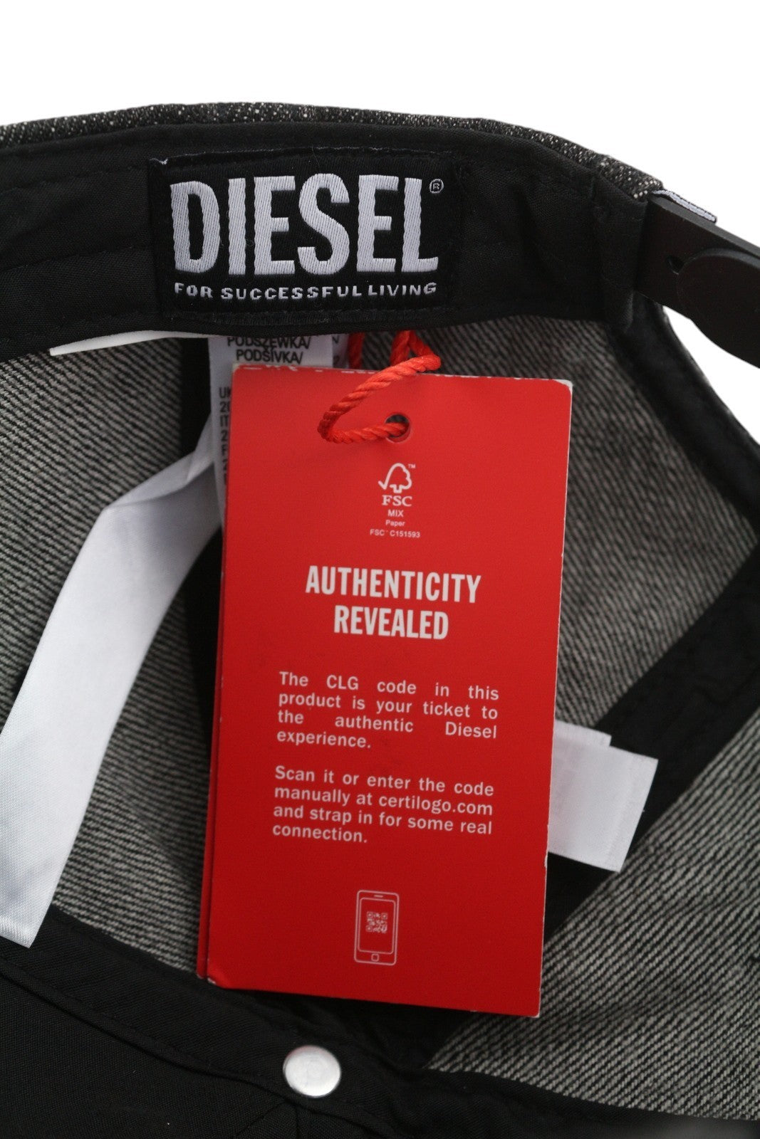 DIESEL C-Ivar vyriška beisbolo kepurė 1, džinsinė, juoda, siuvinėtas logotipas, medvilnė, rekomenduojama kaina – 70 € 