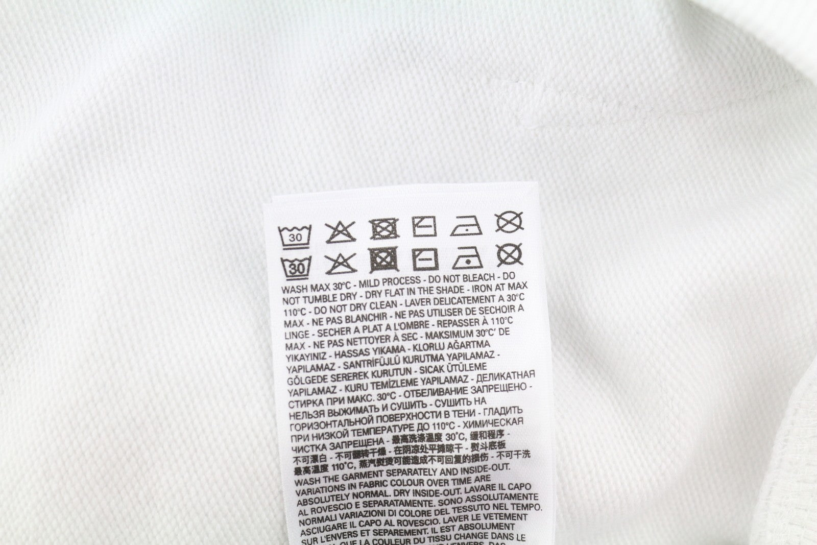 DIESEL S-Ginn-Hood-K25 vyriškas džemperis su gobtuvu, 2XL, baltas, su kengūros kišene, rekomenduojama kaina – 125 € 